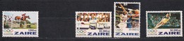 Zaire 1995 Ocbn° 1492 Et 1494-1496 *** MNH Jeux Olympiques Atlanta Olympische Spelen - 1990-96: Mint/hinged