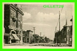 GRAND-MÈRE, QUÉBEC - VUE DE LA BANQUE NATIONALE - ANIMÉE - CIRCULÉE EN 1921 -  THE HELIOTYPE CO LTD - - Trois-Rivières