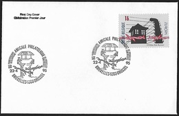 1995 - BELGIË/BELGIQUE/BELGIEN - FDC Philately + Y&T 2597 [Liberation Of The Camps] + BRUXELLES/BRUSSEL - 1991-2000