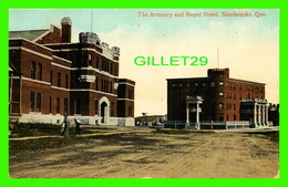 SHERBROOKE, QUÉBEC - THE ARMOURY AND ROYAL HOTEL - ANIMATED WITH PEOPLES - THE VALENTINE & SONS PUB CO - - Sherbrooke