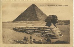 EGYPT - THE SPHINX AND THE PYRAMID OF CHEOPS - Sphinx