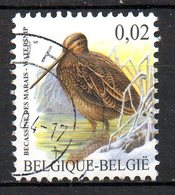 BELGIQUE. Timbre Oblitéré De 2003. Bécassine. - Grey Partridge