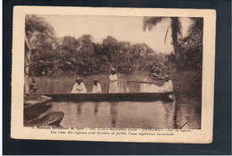 DAHOMEY Missions Afriquaines De Lyon, Cours Gambetta, Sur La Lagune Ca 1910- 20 Old Postcard - Benin