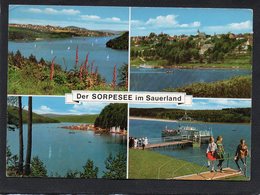 Sundern, Sauerland. Turm Cafe Am Sorpesee Multivues  CPM  Année 1970 - Sundern