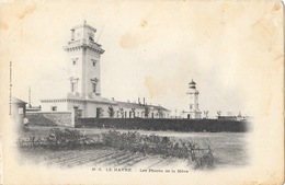 Le Havre - Les Phares De La Hêve - Héliotypie E. Le Deley - Carte Dos Simple N° 9 Non Circulée - Lighthouses