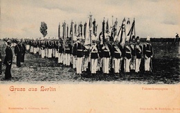 Gruss Aus Berlin Fahnenkompagnie Militaire Drapeaux - Other & Unclassified