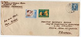 Danemark--1948--lettre De LYNGBY  Pour  METZ-57  (France)..vignettes......timbres ....cachet - Brieven En Documenten