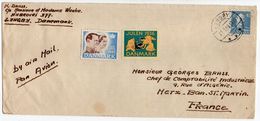 Danemark--1948--lettre De LYNGBY  Pour  METZ-57  (France)..vignettes......timbres ....cachet - Cartas & Documentos
