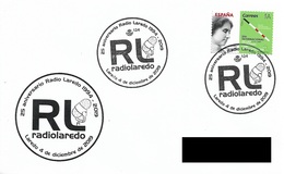 SPAIN. POSTMARK. 25th ANNIV. RADIO LAREDO. 2019 - Other & Unclassified