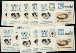 ARGENTINE ARGENTINA 1978, FOOTBALL, FUTBOL, 1 Bloc X 10 Exemplaires, Neufs / Mint. R018 - Blocchi & Foglietti