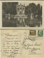 ROMA -VILLA BORGHESE -TEMPIO SUL LAGO 1933 - Parks & Gärten