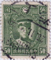 SI53D Cina China Chine 0,50 Rare Fine  Yuan China Stamp  Used - 1941-45 Chine Du Nord