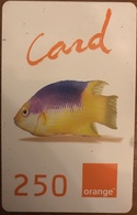 ANTILLES FRANCAISES - France Caraïbes Mobile - Orange - Poisson  -  250 - Antilles (Françaises)