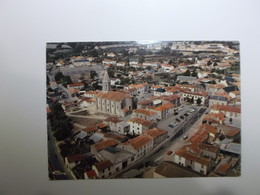 Vue Aerienne Le  Centre Du Bourg - Moutiers Les Mauxfaits