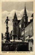 CPA AK Ansbach- St. Johanniskirche M. Markgraf Georg Brunnen GERMANY (945151) - Ansbach