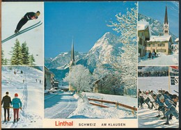 °°° 16998 - SVIZZERA - GL - LINTHAL DER FERIENORT AM KLAUSENPASS - 1992 With Stamps °°° - Linthal