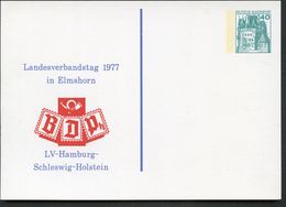 Bund PP100 C2/004-I ELMSHORN LANDESVERBANDSTAG 1977 - Cartes Postales Privées - Neuves