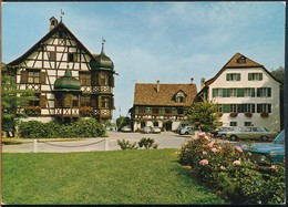 °°° 17032 - SVIZZERA - TG - HOTEL RESTAURANT DRACHENBURG UND WAAGHAUS - 1986 With Stamps °°° - Autres & Non Classés