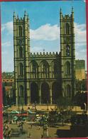 Canada Montreal Notre Dame Church Eglise Old Postcard CPA 1956 - Montreal