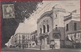 Tunesie Tunisia Tunisie Theatre Municipal Tunis RARE Old Postcard Animee - Tunisia
