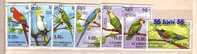 1989 Fauna BIRDS - Parrots 7v – Used (O) R.P. KAMPUCHEA - Perroquets & Tropicaux