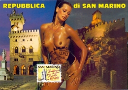 SAN MARINO ANNO EUROPEO DEL TURISMO U.P.U  (GENN200556) - Storia Postale