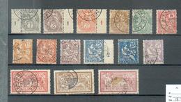 ALEX 129  - YT 19 à 25 - 25a-26-27-27a-28 à 31    ° Obli - Used Stamps