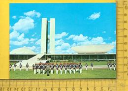 CPM  BRESIL : Brasilia, Congresso Nacional, Revue Militaire - Brasilia