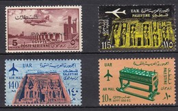 PS762 – PALESTINE – EGYPTIAN OCC. – AIR MAIL – 1955/65 – VARIOUS TOPICS – MH LOT 16 € - Palestina