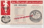 59 - ROUBAIX - BUVARD JEAN BART - CIRAGE DE LUXE A PRIME- CHAUSSURES - LES MESURES - C