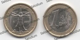 1 Euro 2002 - Repubblica Italiana - Variante Errore Moneta - Error Coin - NO LC E Una Stella - No Mintmark  (40017) - Variëteiten En Curiosa