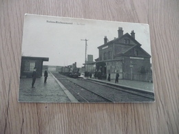 CPA 02 Aisne Sains Richaumont La Gare - Andere & Zonder Classificatie