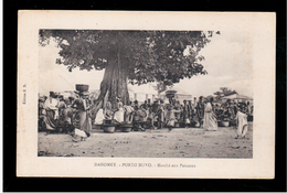 DAHOMEY Porto- Novo Marche Aux Poissons Ca 1910- 20 Old Postcard (3) - Benin