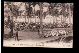 DAHOMEY Cotonou- Le Marche Ca 1910- 20 Old Postcard - Benin