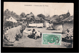 DAHOMEY Femmes Pilant Du Tabac 1911 Old Postcard - Benin