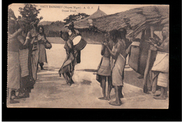 DAHOMEY Haut Dahomey (Moyen Niger)- AOF Danse Dindi Ca 1910-20 Old Postcard - Benin