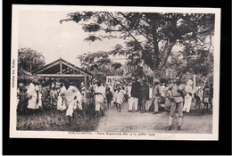 DAHOMEY Porto- Novo Foire Exposition Des 14-15 Juillet 1919 Old Postcard - Benin