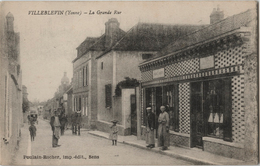 89 - VILLEBLEVIN - CPA - La Grande Rue - Villeblevin