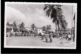 DAHOMEY Cotonou- Une Vue Du Marché Ca 1950 Old Photo Postcard - Benin