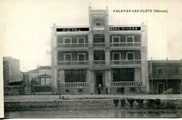 CPA.34.HERAULT.PALAVAS LES FLOTS.HOTEL BEAURIVAGE. - Palavas Les Flots