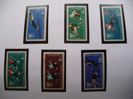 (OLYM1)  Bulgaria 1968 Grenoble Olympic Games 6 Stamps Used - Winter 1968: Grenoble