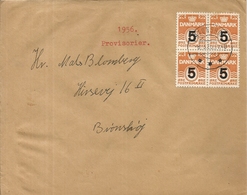 LETTRE DE 1955 . PROVISORIER - Maschinenstempel (EMA)