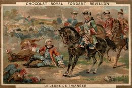 CHROMO CHOCOLAT REVILLON  LE JEUNE DE THIANGES - Revillon