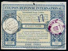 INDE  International Reply Coupon / Coupon Réponse International - Zonder Classificatie