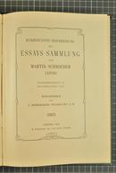 Schroeder, Martin, Kurzgefasste Beschreibung Der Essays - Sammlung, Beschrieben Von A. Reinheimer, Leipzig 1903 (1594) - Manuales