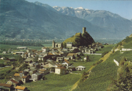 Suisse - Bourg De Saillon Et Plaine Du Rhône - Massif Du Trient - Trient