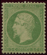 * EMPIRE DENTELE - 20    5c. Vert, Bien Centré Et Quasiment **, TB - 1862 Napoléon III.