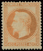 * EMPIRE LAURE - 31   40c. Orange, Une Dent Légèrement Courte, Sinon TB - 1863-1870 Napoléon III Con Laureles