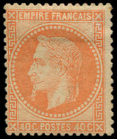 * EMPIRE LAURE - 31b  40c. Orange Vif, Ch. Un Peu Forte, TB - 1863-1870 Napoléon III. Laure