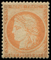 * SIEGE DE PARIS - 38   40c. Orange, Bien Centré Et TB - 1870 Siege Of Paris